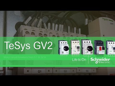Schneider Electric TeSys GV2 circuit breaker video