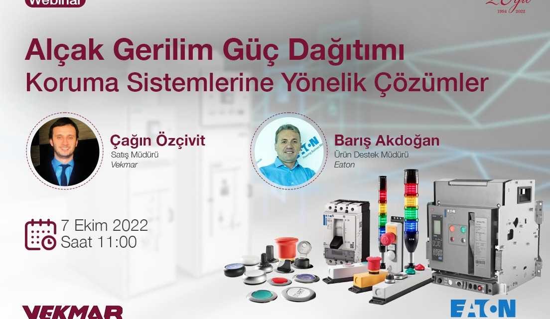 Webinar Alçak Gerilim Güç Dağıtımı Koruma Sistemlerine Yönelik Çözümler