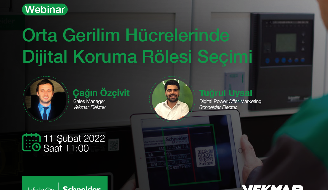 Webinar | Orta Gerilim Hücrelerinde Dijital Koruma Rölesi Seçimi