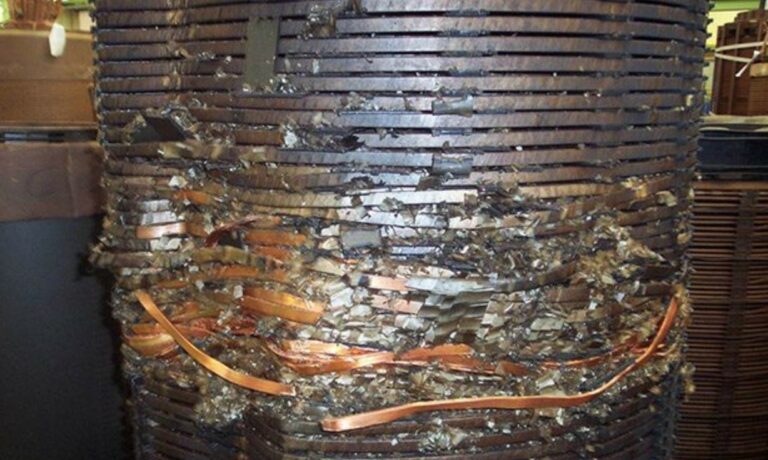 Trafo bakımları zamanında yapılmazsa bu tip hasarlar meydana gelir.