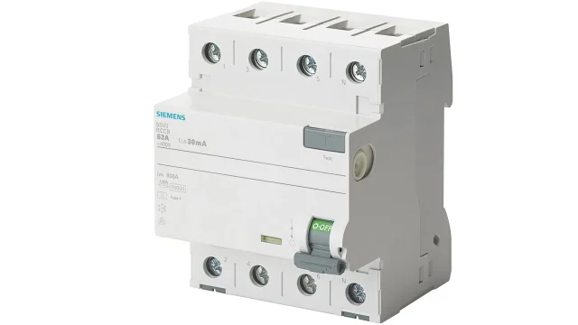 Siemens röleler kaçak akıma karşı üstün bir koruma sağlar.